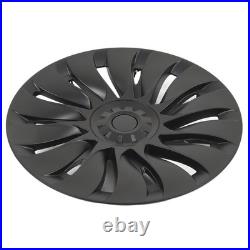 4Pcs 19 Inch Wheel Hub Cover Matte Black Automobile Wheel Hub Fully Wrap Rim