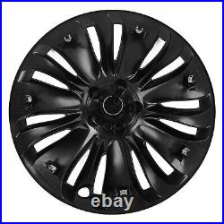 4Pcs 19 Wheel Cover Hubcaps Rim Cover For Tesla Model Y 2020-2023 Matte Black