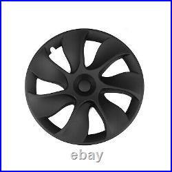 4Pcs 19 Wheel Cover Hubcaps Rim Cover For Tesla Model Y 2020-2023 Matte Black