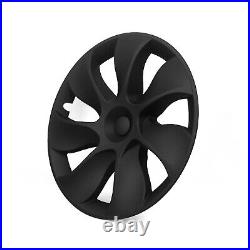 4Pcs 19 Wheel Cover Hubcaps Rim Cover For Tesla Model Y 2020-2023 Matte Black