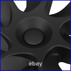 4Pcs 19 Wheel Cover Hubcaps Rim Cover For Tesla Model Y 2020-2023 Matte Black