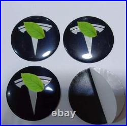 4Pcs 19 Wheel Cover Hubcaps Rim Cover For Tesla Model Y 2020-2024 Matte Black