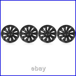 4Pcs 20 Car Wheel Hubcaps Rim Cover Cap For Tesla Model Y 2020-2023 Matte Black