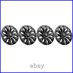 4Pcs 20 Car Wheel Hubcaps Rim Cover Cap For Tesla Model Y 2020-2023 Matte Black