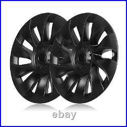 4Pcs 20 Car Wheel Hubcaps Rim Cover Cap For Tesla Model Y 2020-2023 Matte Black