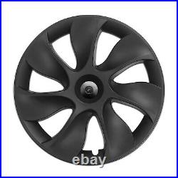 4X 19 Wheel Cover Hubcaps Rim Cover For Tesla Model Y 20-23 Matte Black Durable