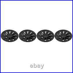 4X Hubcaps Caps Rim Cover For Tesla Model Y 2020-2024 20 Wheel Hub Matte Black