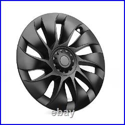 4X Hubcaps Caps Rim Cover For Tesla Model Y 2020-2024 20 Wheel Hub Matte Black