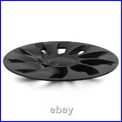4X Hubcaps Caps Rim Cover For Tesla Model Y 2020-2024 20 Wheel Hub Matte Black