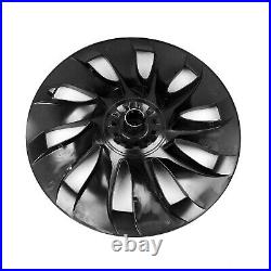 4X Hubcaps Caps Rim Cover For Tesla Model Y 2020-2024 20 Wheel Hub Matte Black