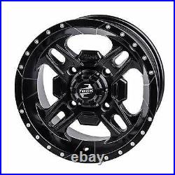 4/110 Beartooth Wheel 12x7 5.0 + 2.0 Matte Black