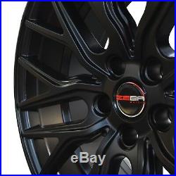 4 GWG Wheels 20 inch Matte Black FLARE Rims fits NISSAN MAXIMA 2017