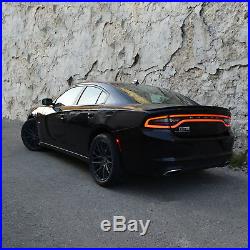 4 GWG Wheels 20 inch STAGGERED Matte Black FLARE Rims fits DODGE CHARGER 2015