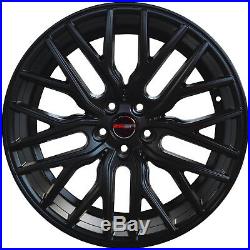 4 GWG Wheels 20 inch STAGGERED Matte Black FLARE Rims fits NISSAN MAXIMA 2017