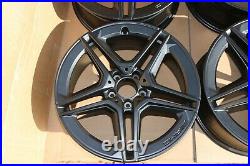 4 Genuine Oem Mercedes A Class W177 18 Amg Alloy Wheel Rims Set Matte Black