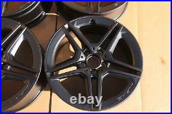 4 Genuine Oem Mercedes A Class W177 18 Amg Alloy Wheel Rims Set Matte Black