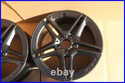 4 Genuine Oem Mercedes A Class W177 18 Amg Alloy Wheel Rims Set Matte Black