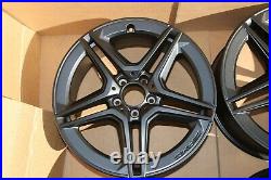 4 Genuine Oem Mercedes A Class W177 18 Amg Alloy Wheel Rims Set Matte Black