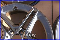 4 Genuine Oem Mercedes A Class W177 18 Amg Alloy Wheel Rims Set Matte Black