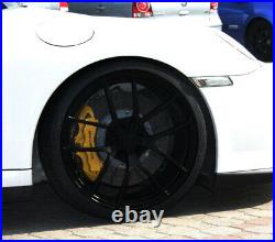 4 rims Alloy 20 Porsche Short Forged Wheels Matte Black Repainted