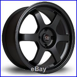 4 x Rota Grid Matt Black Alloy Wheels 17x7.5ET454x100 PCD67.1mm Centre