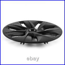 4pcs Matte Black 19 Hubcaps Cap Rim Wheel Cover Cap For Tesla Model Y 2020-2023