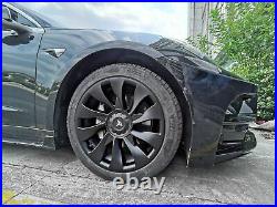 4pcs Wheel Cover Hubcaps for Tesla Model 3 18 Inch Hub Cap Rim Protector 17-2023