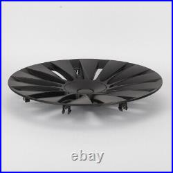 4pcs Wheel Hub Cover fits Tesla Model Y 2020 2024 Matte Black New Design 19