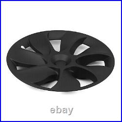 4x Car 19 Wheel Cover Hubcaps Rim Cover For Tesla Model Y 2020-2023 Matte Black