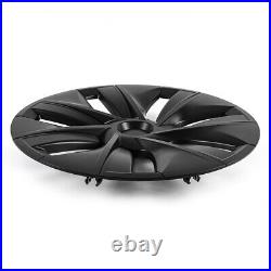 4x For Tesla Model Y 2020-2023 Matte Black 19 Wheel Cover Hubcaps Rim Cover