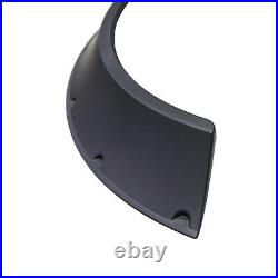 4x For VW Touran MK1 Matte Black Fender Flares 4 Wheel Arched CONCAVE Widebody