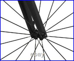 52cm Aero Carbon bicycle Road bike frame 700C Wheel Clincher Race V brake 11s