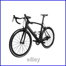 58cm AERO Carbon Frame Road Bike 700C Alloy Wheel Clincher Fork seatpost V brake