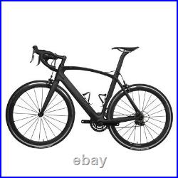 58cm AERO Carbon Road Bike Frame 700C Wheel Clincher Fork seatpost V brake 172.5