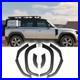 6pcs Matte Black Wheel Fender Trim Kit Eyebrow fit for LR Defender 110 2020-2025
