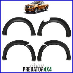 70mm MATTE BLACK WIDE WHEEL ARCH FENDER FLAREs FOR NISSAN NAVARA D23 NP300 14-20