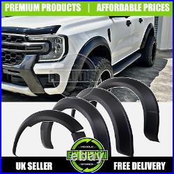 85mm OEM LOOK MATTE BLACK WHEEL ARCHES Fits Ford Ranger 2023- PARK ASSIST MODEL