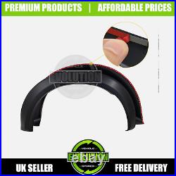 85mm OEM LOOK MATTE BLACK WHEEL ARCHES Fits Ford Ranger 2023- PARK ASSIST MODEL