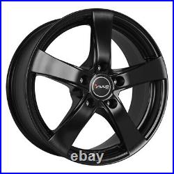 ALLOY WHEEL AVUS REX FOR FIAT 500 6x 15 4x100 ET 38.0 MATT BLACK 406