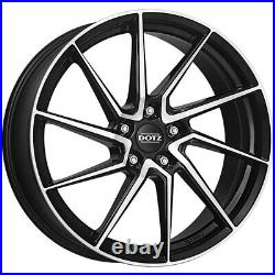 ALLOY WHEEL DOTZ Spa black FOR SEAT ALHAMBRA 8x18 5x112 ET 35 Black matt 8c9