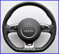 AUDI S Line A3/A4/A5/A6/TT/Q5/Q7 Flat Bottom Multifunction steering wheel airbag