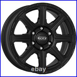 Alloy Wheel Dotz Kalahari Black For Fiat Fullback 8x18 6x139.7 Black Matt A77
