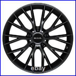 Alloy Wheel Mak Munchen For Bmw Serie 3 Berlina 8x18 5x120 Matt Black Hjp