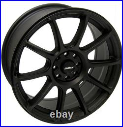 Alloy Wheels 15 Calibre Neo Black Matt For Rover 200 Mk2 89-95 Alloy Wheels 15 Calibre Neo Black Matt For Rover 200 Mk2 89-95