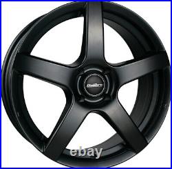 Alloy Wheels 16 Calibre Pace Black Matt For Opel Tigra 94-00