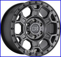 Alloy Wheels 17 Black Rhino Midhill Grey Matt For Dodge Sprinter Mk2 08-10