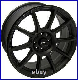 Alloy Wheels 17 Calibre Neo Black Matt For Nissan Sunny Mk9 98-07