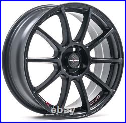 Alloy Wheels 17 Lenso Spec B Black Matt For Mazda 2 Mk3 14-20