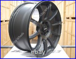 Alloy Wheels 17 Neo For Citroen C1 Peugeot 107 108 4x100 Black