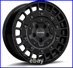 Alloy Wheels 17 SuperMetal Rig Black Matt For Seat Exeo 08-13
